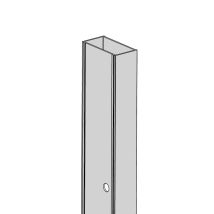 Ausgleichsprofil +2cm Ersatz Für Duschkabine Duschtür Mod. Flip Black