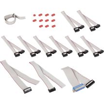 Kabelsatz für PoKeys 57 CNC – 8x 10-poliger IDC-Stecker, 20 cm – 1x 20-poliger IDC-Stecker, 40 cm – 1x 16-poliger IDC-Stecker, 40 cm – 1x IDC auf 26-