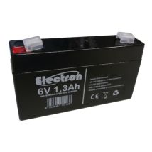 Batteria al piombo ermetica 6V 1,3Ah – 98 x 25 x 59 mm – Electron