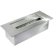 Edelstahl Bioethanol Brenner 1,5 L Einbautank 30 Cm