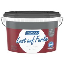 Renovo Wand-und Deckenfarbe Lust Auf Farbe Matt 2,5 Ltr. Rote Traube