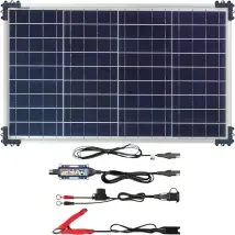 Caricabatterie Solare Tecmate Tm522-d4 40w Carica A Impulsi Batteria