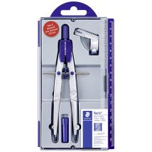Compasso Staedtler – Regolazione rapida – Diametro scrittura 260 mm – Lunghezza 156 mm – Max. diametro cerchio 450 mm