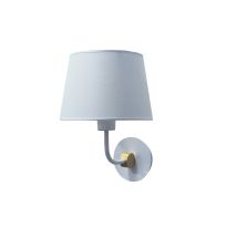 Solor Wandleuchte Weiß+gold 1xe27