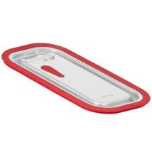 Mahlzeit - Tapa Para Recipientes Gn Con Borde De Silicona Para Gn 1/3, Tapa De Acero Inoxidable Para Recipientes De Hostelería