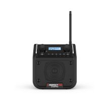 Baustellenradio Dabpro Mit Netzbetrieb Oder 4x C Akku-batterien - Perfectpro