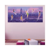 Poster Géant Fée Clochette À Londres Disney Fairies Intisse 202x90 Cm
