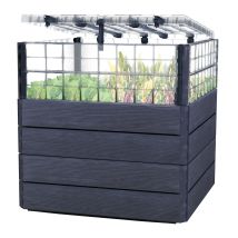 Garantia Ergo Quadro Turboplus L 80 Bancal Elevado Wood, Incl. Sistema De Ahorro De Agua Flora