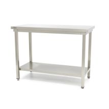 Table En Acier Inoxydable - 140 X 60cm - Hauteur Réglable - Maxima