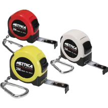 Metrica – 38029 – Llavero mini regla amarilla con superficie antideslizante y cadena para fácil transporte