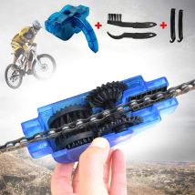 Fahrradketten-reinigungsgerät, Fahrradkettenreiniger, Reinigungsbürsten-werkzeug In Einem Set Mit Kettenradbürste Und Hebelreifenstangen, 
