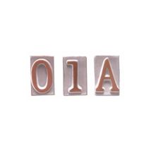10 X Numero Civico 5 In Terracotta 5x9 Cm