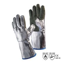 Hitzeschutzhandschuh Preox-aramid 5-finger 38 Cm - H125a238-w2 Aluminisiert