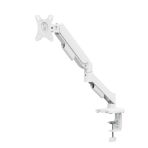 Support Écran Pc À Ressort Mécanique 1 Écran Pc 17"-32", Blanc