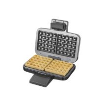 Waffelautomat – 1459 – Belgische Waffeln – Edelstahl matt – Antihaftbeschichtung – Bräunungsgrad einstellbar