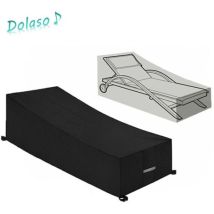 Dolaso – Telo Di Copertura Impermeabile Per Lettino Prendisole 210d – Resistente Ai Raggi Uv E Agli Strappi – Dimensioni 210x75x40/80 Cm – 4 Cinghie 