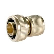 Greenmill Messing-schnellkupplung Für Gartenschläuche 3/4" Mit Absperrfunktion