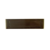 Plaque À Lettres En Laiton Bronzé 82x326mm