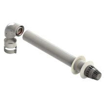 Kit de ventosa horizontal – Longitud 1m – Diámetro 60/100 mm