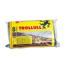 Trollull - Trl771214 Extra Large Steel Wool Pads Grade 1 Pack 8 Tro771214