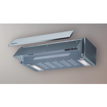 Baraldi - Cappa Composita Cm 60 - Grigia - 270 M3/h – Filtro Carbone Incluso