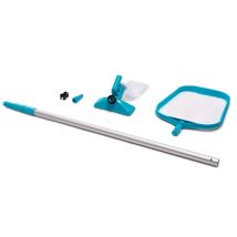 Intex – Pool Maintenance Kit 28002 – Telescoping Aluminium Pole 239 cm – Vacuum and Skimmer Heads Included