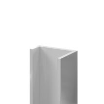 Wholepanel - 10mm Bright Polished Aluminium Wall Panel U Trim
