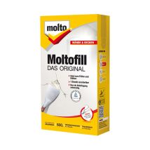 Molto – Argamasa interior 500 g – Relleno y suavizado de superficies – Color blanco