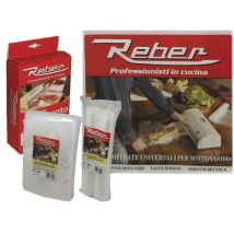 Reber Vakuumierbeutel 20x40 cm 100 Stück 5-lagig Nylon und Polyethylen kochfest bis 100 °C
