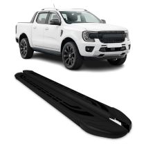 Marchepieds Latéraux Pédale Pour Ford Ranger T6 2022-2025 Doublecab Noir 2pcs