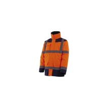 Daunenparka 4-in-1 Jaunefluo-marine Tl