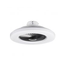 Ventilador De Techo Sin Aspas Noaton 12058b Triton Luz Led Y Mando