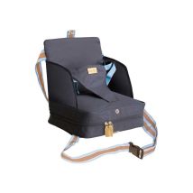 Réhausseur De Chaise Bébé - Roba - Pliable - Coussin Gonflable - Ceinture Ajustable - 6 Mois / 3 Ans (15 Kg) - Bleu Marine