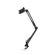 Allright Fold Mobile Phone Holder Lazy Long Arm Non-slip Adjustable Clip Bracket Universal Type Suitable For Bedroom Office Bed Desktop