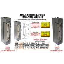 Cierre eléctrico automático DORCAS 41/ADF-PERF.EURP – Instalación fácil – Diseño robusto – Seguridad y eficiencia