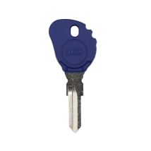 Llavín ZA/9 plastificado – Bolsa de 10 unidades – Ideal para vehículos – Medalla plastificada azul