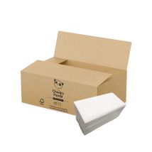 The Cheeky Panda - Asciugamani Professionali Pieghevoli A V, Confezione Da 3200 Fogli, Senza Plastica, Ecologico, Super Morbido, Resistente E 