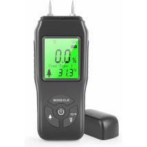 Holzfeuchtigkeitsmesser, Digitales Feuchtigkeitsmessgerät Mit Lcd-display, Für Holzwände Und Baumaterialien, Wasserdicht Und Tragbar