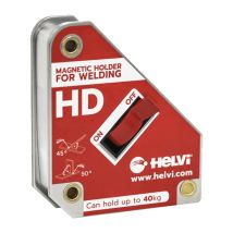 Helvi Magnetische Unterstützung HD – 40 kg Tragkraft – Ein/Aus-Schalter – Ideal für Schweiß- und Montagearbeiten