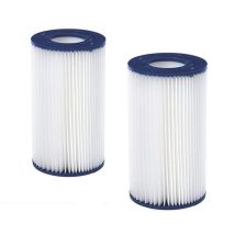 Jilong - Juego De 2 Cartuchos De Filtración Tipo 3 - 106mm X H203mm - Para Bomba De Filtración 3785l/h