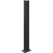 Paletto di sbarramento in acciaio zincato 70x70mm – Altezza 900mm – Colore ossido di ferro micaceo DB 703 – KaiserKraft