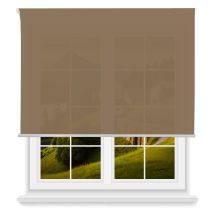 Wellhome - Estor Enrollable Translúcido Con Cadena Pvc, 120x175cm Marrón Claro
