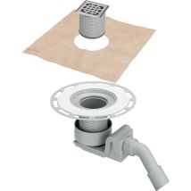 Alternative Haustechnik - Viega Advantix Badablauf 557058 Dn 40/50, Kunststoff Grau, Mit Aufsatz