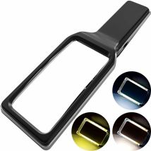 10moons - Large 4x Magnifying Glass With [16 Anti-glare And Fully Adjustable Leds] - 3 Light Modes - The Best Eye Protection Magnifier For Reading 