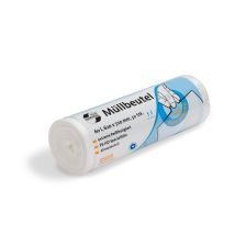 Deiss - Universal 49908 Sacchetti Per Rifiuti Con Banderole Stampate, Capacita 60 L, Trasparente, 620x720 Mm, 50 Pezzi