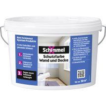 Schimmel-x Schutzfarbe Wand Und Decke 5 L Weiß Schimmelentferner