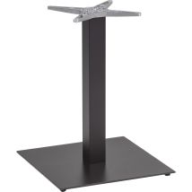 Esszimmertischgestell Salzach 1 Big schwarz beschichtet Höhe 720mm Bodenplatte 550x550mm max. Plattengröße 1000x1000mm