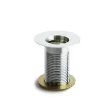 Piletta Di Scarico 1" Per Fontana Da Giardino In Ottone Cromato - Kam