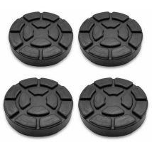 Fei Yu – Set Mit 4 Gummipads (130 Mm) Für Hebebühnen – Shore-härte 80 % – Naturkautschuk – Verschleißschutz Für Stützen