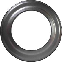 Rd150/r - Rosetta Per Canna Fumaria Da 2 Mm Di Diametro, Per Stufe E Fuochi Di Combustione, Senotherm, Grigio Scuro, Rigida, Colore: Nero - Firefix